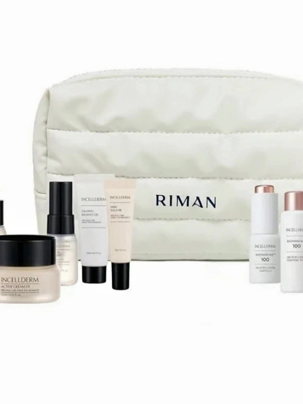 RIMAN INCELLDERM skincare set Skincare Set with Cosmetic Pouch